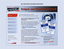 Tablet Screenshot of perfectfinish.de